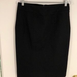 NWOT, GAP, SZ 8, BLACK PENCIL SKIRT, 95% COTTON, 5% ELASTANE